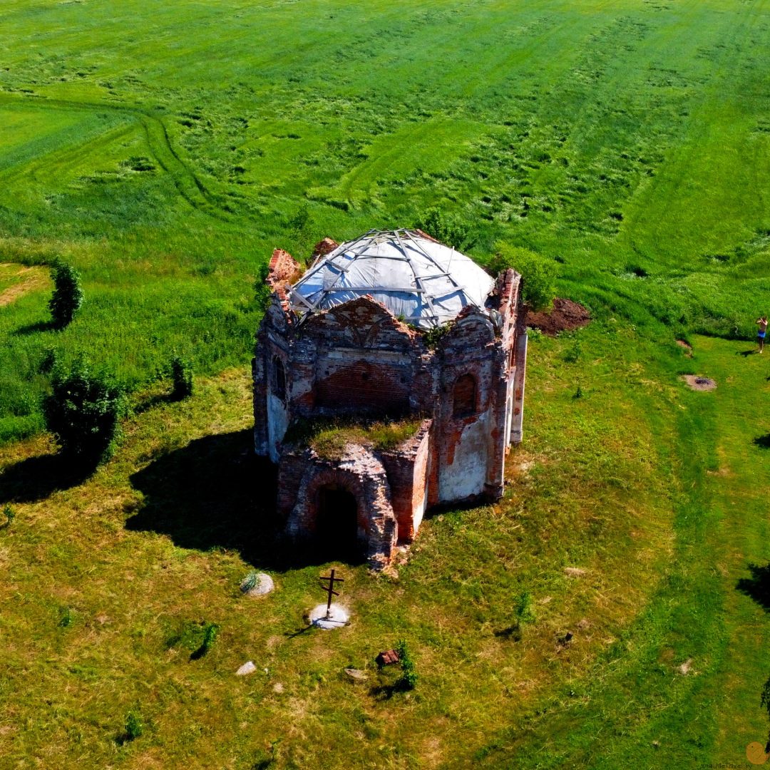 Сидоровичи. Церковь 19в