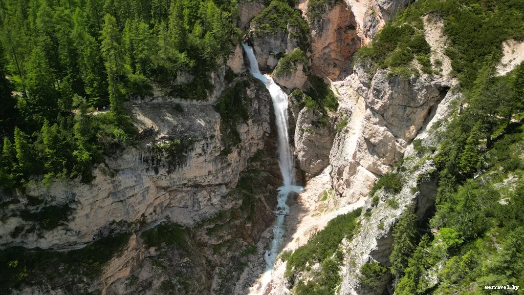 Кортина-д’Ампеццо и Via Ferrata Cascate di Fanes | Водопады и трек в Доломитах